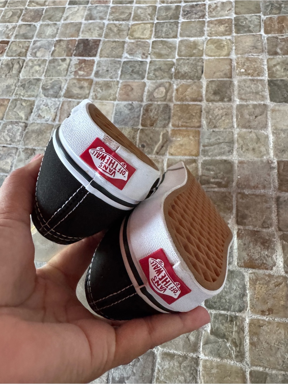 Vans Authentic Black Canvas Sneakers - Picture 3 of 10